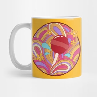 1970s Psychedelic Lollipop Mug